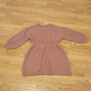 SHEIN Curve Dusty Pink Knit Dress